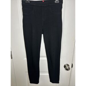 Spanx Black Jeans Stretch Jeggings‎ Women's M Leggings Ankle Skinny